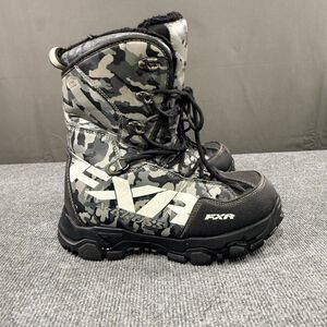 FXR X Cross Snowmobile Boots M 8 W 10 Winter Waterproof Insulated Trail Camo